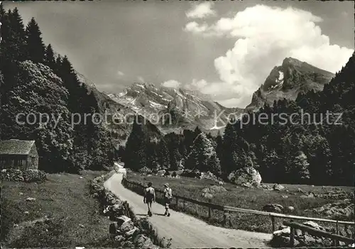 Wildhaus SG Saentis Schafberg Wanderweg