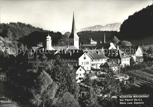 Flawil Kloster Magdenau mit Alpstein Kat. Flawil