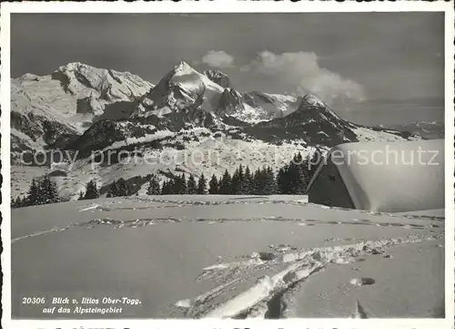 Unterwasser Toggenburg Blick vom Iltios Alpsteingebiet Kat. Unterwasser