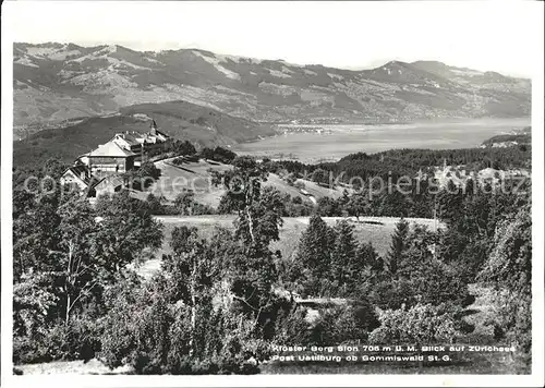 Gommiswald Kloster Berg Sion Zuerichsees Kat. Gommiswald