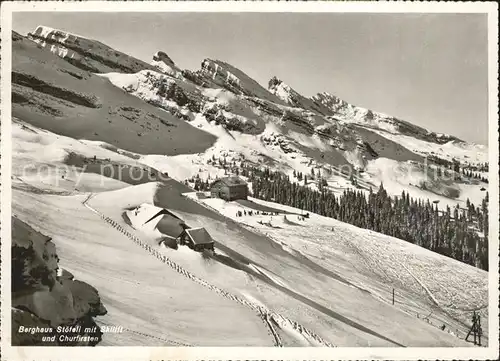 Unterwasser Toggenburg Berhaus Stoefeli Churfirsten Kat. Unterwasser