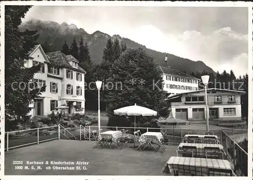 Alvier Kurhaus und Kinderheim Kat. Alvier