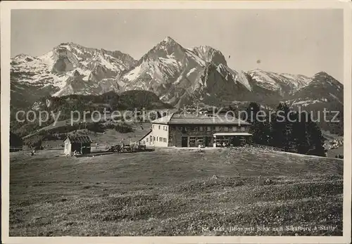 Unterwasser Toggenburg Bergrestaurant Iltios Kat. Unterwasser