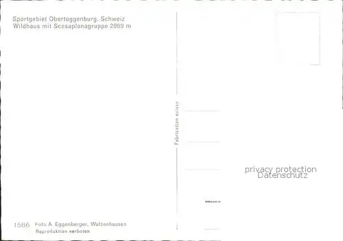 Wildhaus SG Scesaplanagruppe