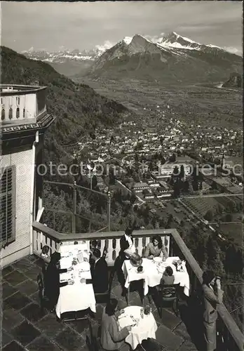 Bad Ragaz Vom Hotel Restaurant Wartenstein Kat. Bad Ragaz