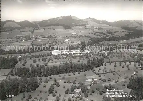 Gommiswald Fliegeraufnahme Kloster Ber Sion Kat. Gommiswald