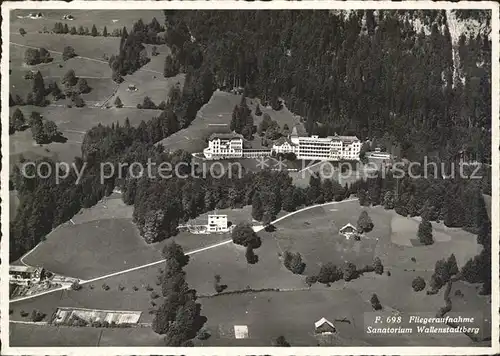 Walenstadtberg Fliegeraufnahme Sanatorium Kat. Walenstadtberg