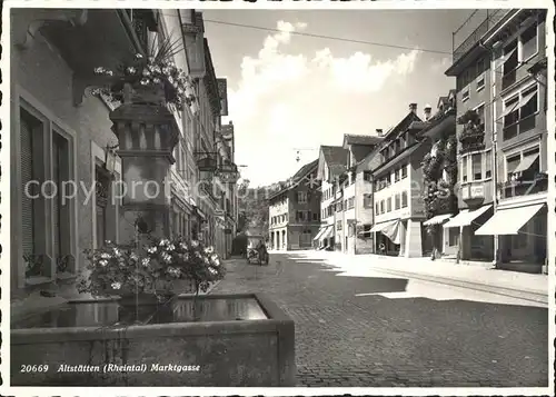 Altstaetten SG Marktgasse Kat. Altstaetten