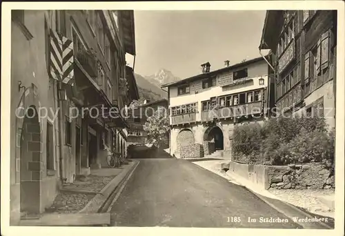 Werdenberg Im Staedtchen Kat. Werdenberg