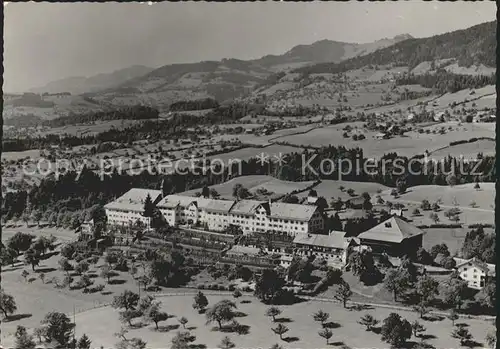 Gommiswald Fliegeraufnahme Frauenkloster Berg Sion Kat. Gommiswald