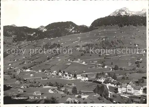 Unterwasser Toggenburg Fliegeraufnahme Kat. Unterwasser