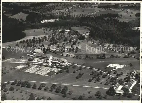 Flawil Fliegeraufnahme Landwirtschaftliche Schule Kat. Flawil