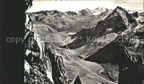 Julier Pass Engadinerseite Piz Bernina Kat. Julier