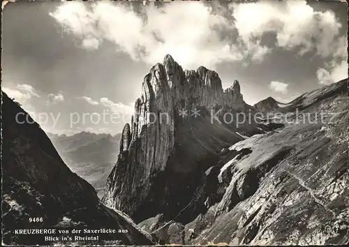 Kreuzberge Saxerluecke Rheintal Kat. Kreuzberge