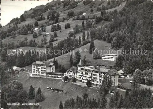 Walenstadtberg Fliegeraufnahme Kat. Walenstadtberg