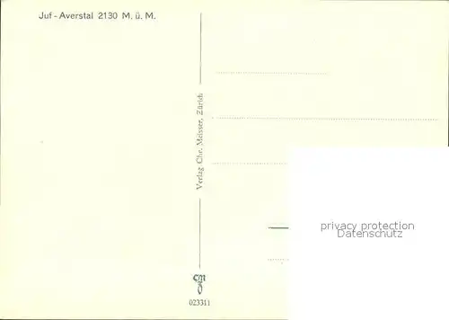 Juf Avers Averstal / Juf /Bz. Hinterrhein