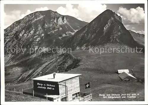 Guergaletsch Berg  Skihaus Joch Alp Kat. Guergaletsch