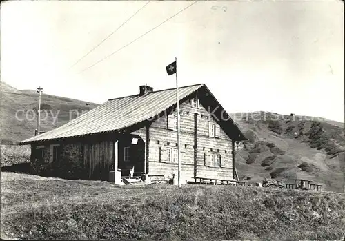 Hochwang Graubuenden Debrunner Berg  Skihaus Kat. Hochwang