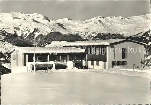 Obersaxen GR Waedenswilerhaus Miraniga Unterkunftshaus Wintersportplatz / Obersaxen /Bz. Surselva