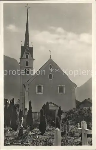 Malans GR Kirche Friedhof / Malans /Bz. Landquart