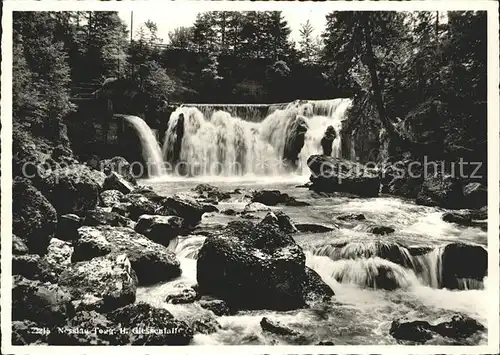 Nesslau Giessenfall Wasserfall Kat. Nesslau