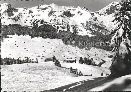 Unterwasser Toggenburg Berghotel Iltios Skigelaende Wintersportplatz Appenzeller Alpen Kat. Unterwasser