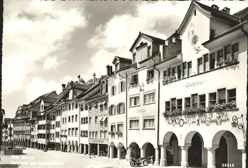 Wil SG Hofplatz mit Gerichtshaus Kat. Wil SG