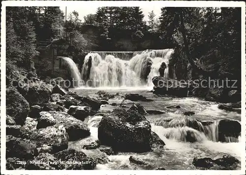 Nesslau Giessenfall Wasserfall Kat. Nesslau