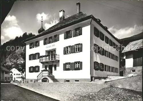 Madulain Schulheim Palazzo Josty Kat. Madulain