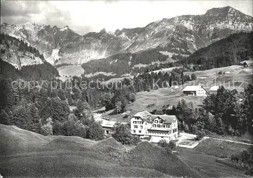 Ennetbuehl Gasthaus Seeben Alpenpanorama Kat. Ennetbuehl