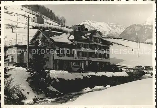 Unterwasser Toggenburg Hotel Pension Restaurant Kat. Unterwasser