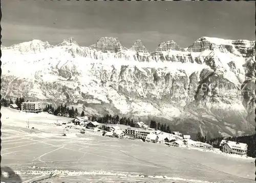 Flums Hochwiese mit Tannenbodenalp Kat. Flums Hochwiese