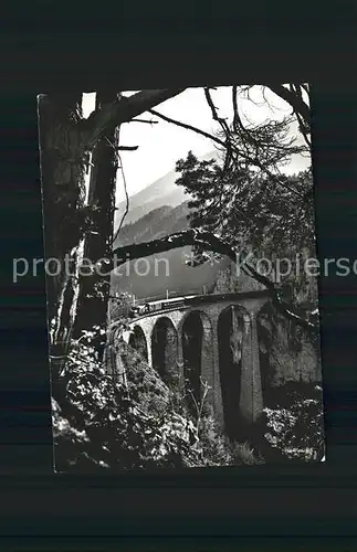 Filisur Landwasser Viadukt Kat. Filisur