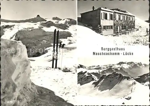 Tannenbodenalp Berggasthaus Maschcacham Luecke Kat. Tannenbodenalp