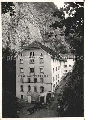 Pfaefers Hotel Bad Pfaefers Taminaschlucht Kat. Pfaefers