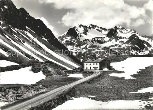 Albula Albula Hospiz mit Piz Piramida Kat. Albula