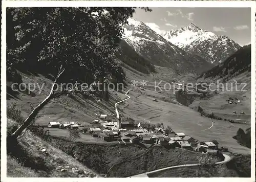 Curaglia mit Piz Scopi Kat. Curaglia