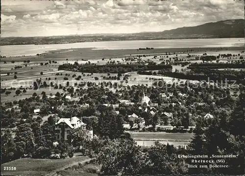 Rheineck SG Erholungsheim Sonnenheim mit Bodenseeblick Kat. Rheineck