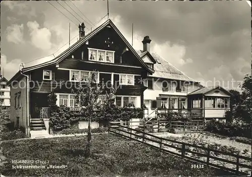 Hemberg SG Schwesternheim Heimetli / Hemberg /Bz. Toggenburg