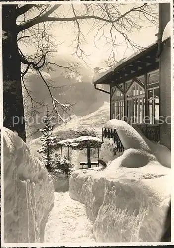 Unterwasser Toggenburg Kurhaus Halde Winteridylle Kat. Unterwasser