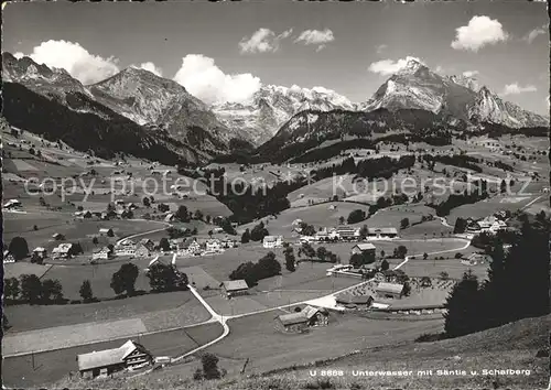 Unterwasser Toggenburg mit Berghaus Iltios Kat. Unterwasser