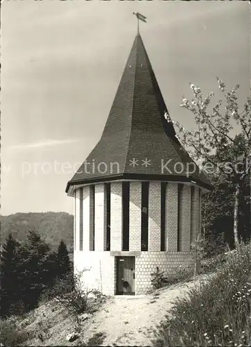 Libingen Albert Schweitzer Gedaechtnisturm groesstes Glockenspiel in Europa Kat. Libingen