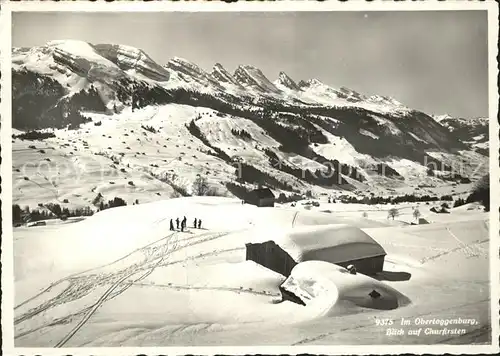 Wildhaus SG Winterparadies Obertoggenburg mit Churfirsten Appenzeller Alpen