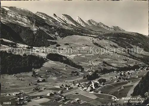 Wildhaus SG Panorama mit Churfirsten Appenzeller Alpen