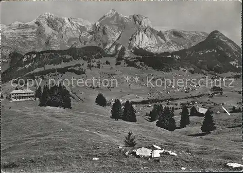 Unterwasser Toggenburg Panorama Bergrestaurant Iltios Appenzeller Alpen Kat. Unterwasser