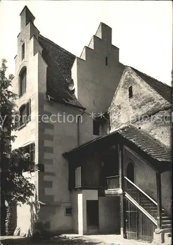 Stein Rhein Kloster St. Georgen ehemaliges Gasthaus Zunfthaus Kleeblatt Kat. Stein Rhein