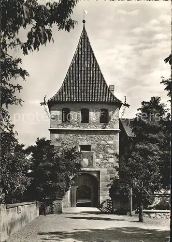 Neuhausen SH Eingangstor Schloss Laufen Kat. Neuhausen