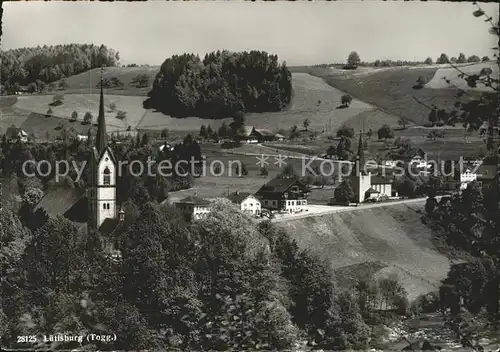 Luetisburg Ortsansicht mit Kirche Kat. Luetisburg