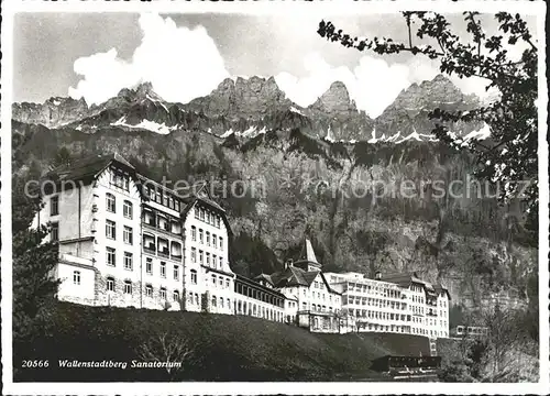 Walenstadtberg Sanatorium Kat. Walenstadtberg