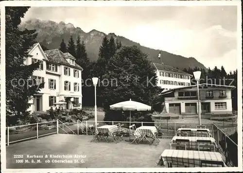 Oberschan Kurhaus und Kinderheim Alvier Kat. Oberschan